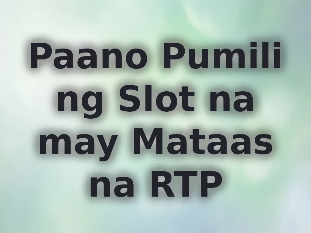 High RTP Slots Guide